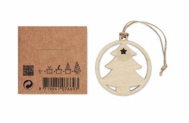 Logotrade advertising product picture of: Wooden tree shape hanger