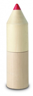 Logo trade promotional products picture of: 12 pencils in wooden box