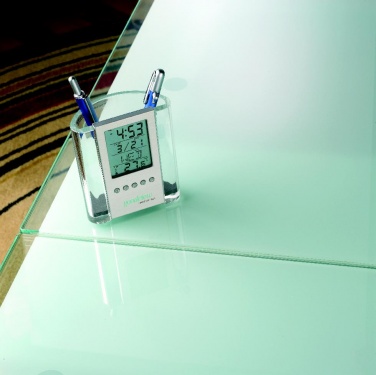 Logo trade advertising product photo of: Pen holder with calendar