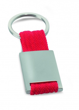 Logotrade promotional giveaways photo of: Metal rectangular key ring Espoo