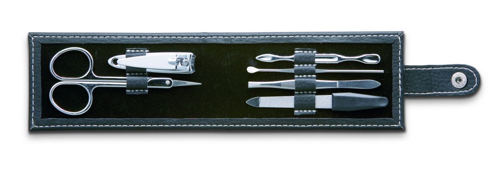 Logo trade promotional items picture of: 6-tool manicure set in pouch