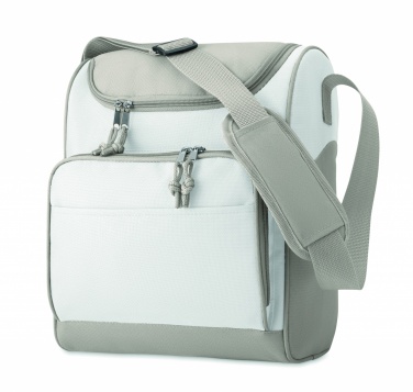 Logo trade corporate gifts image of: Cooler bag with front pocket