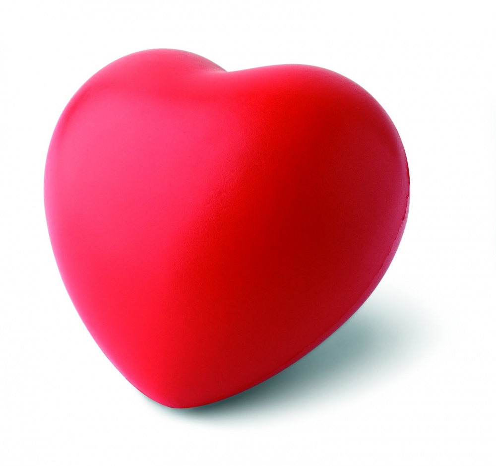 Logotrade promotional giveaway picture of: Anti-stress heart PU material