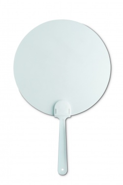 Logo trade promotional giveaways image of: Manual hand fan