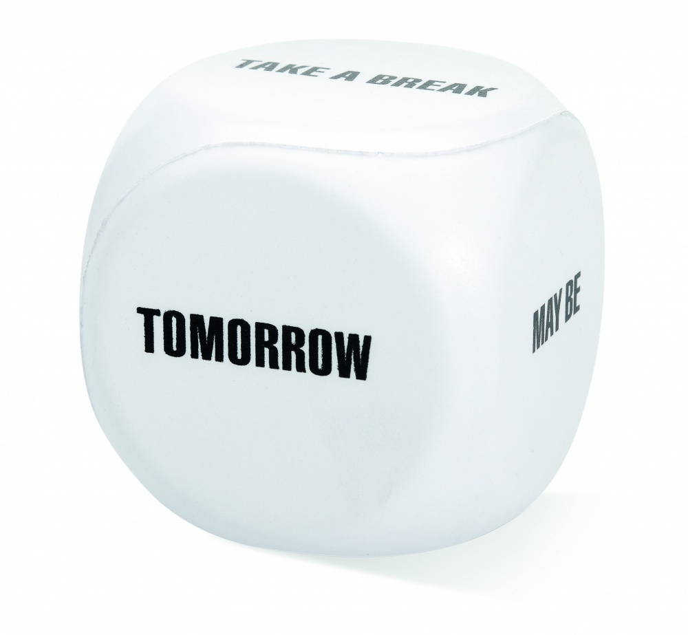 Logotrade promotional merchandise photo of: Anti-stress decision dice