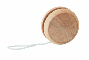 Logo trade advertising products image of: Wooden yoyo