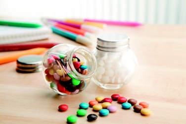 Logo trade advertising products picture of: Chocolates in glass holder