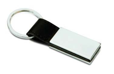 Logotrade promotional product image of: PU and metal key ring Kuopio