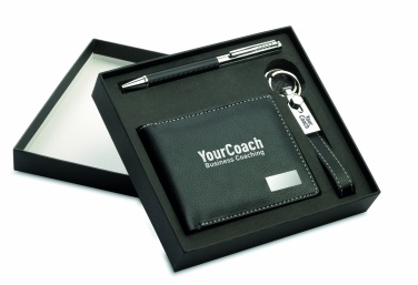 Logo trade advertising product photo of: Ball pen key ring and wallet Lappeenranta
