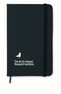Logo trade promotional gifts picture of: A6 notebook 96 lined sheets