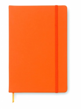Logo trade promotional merchandise image of: A6 notebook 96 lined sheets