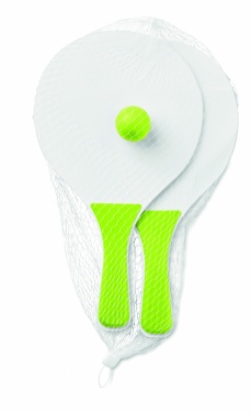 Logo trade promotional giveaways image of: Small Beach tennis set