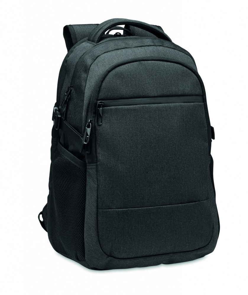Logo trade corporate gifts image of: 600D RPET laptop backpack