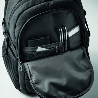 Logotrade promotional merchandise photo of: 600D RPET laptop backpack