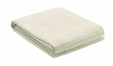 Logo trade promotional giveaway photo of: Cotton wafle blanket 350 gr/m²