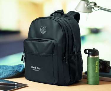 Logo trade promotional product photo of: 300D RPET laptop backpack