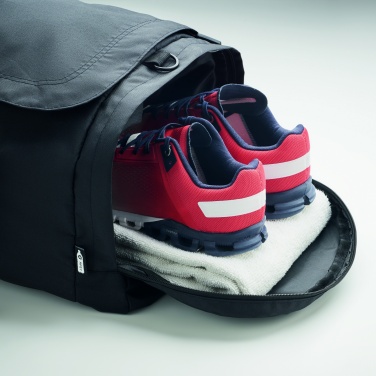 Logo trade advertising product photo of: Large sports bag in 300D RPET
