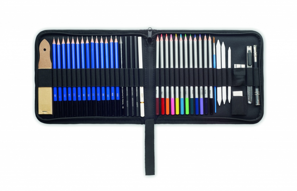 Logotrade corporate gifts photo of: 40 piece art set in case