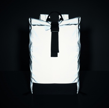 Logo trade corporate gifts picture of: Reflective Rolltop backpack
