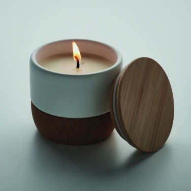 Logo trade promotional item photo of: Plant based wax candle 80 gr