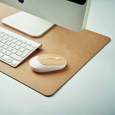 Logo trade promotional giveaways picture of: Large recycled paper desk pad