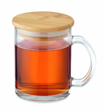 Logo trade promotional giveaways image of: Recycled glass mug 300 ml