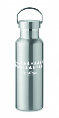 Logotrade promotional giveaway image of: Double wall bottle 500 ml