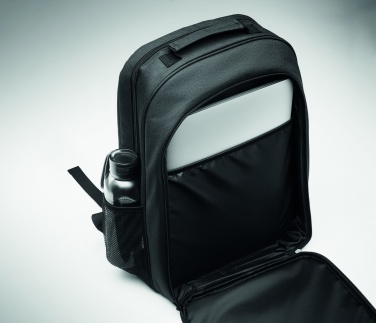 Logo trade promotional gifts image of: 300D RPET Cooling backpack