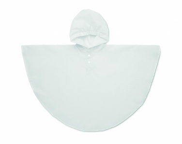 Logo trade advertising product photo of: PEVA kid rain coat with hood