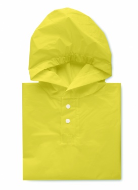 Logo trade advertising products image of: PEVA kid rain coat with hood