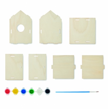 Logotrade advertising products photo of: DIY wooden bird house kit