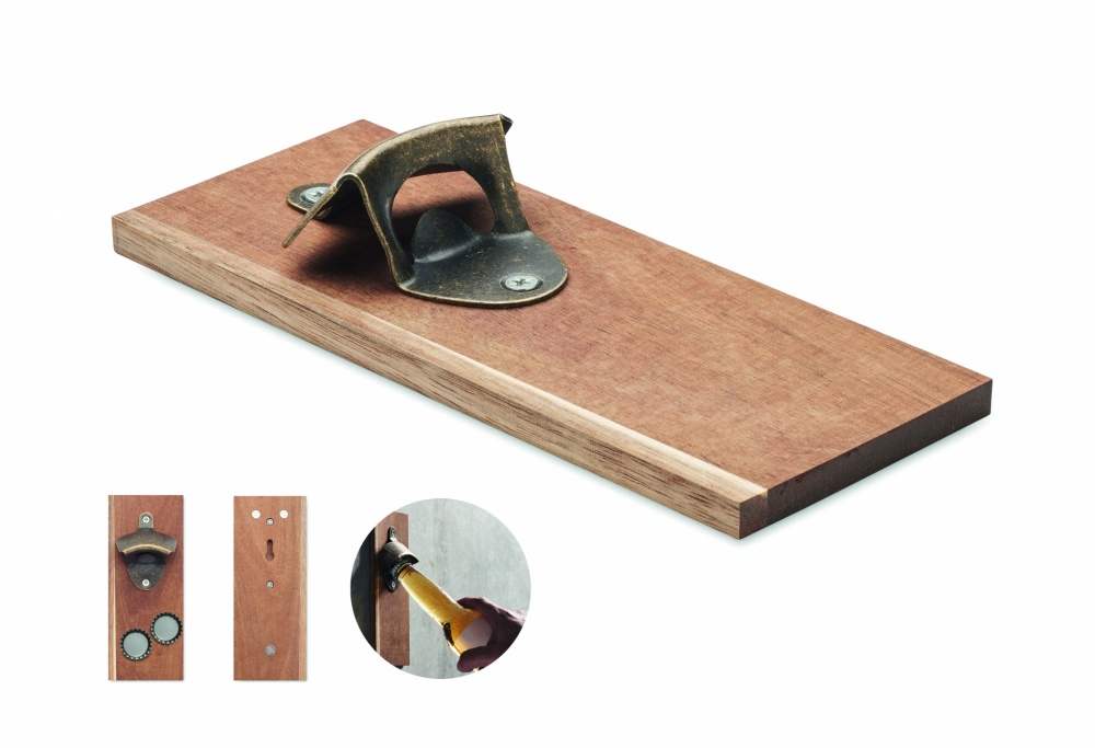 Logotrade promotional item image of: Wall mounted bottle opener