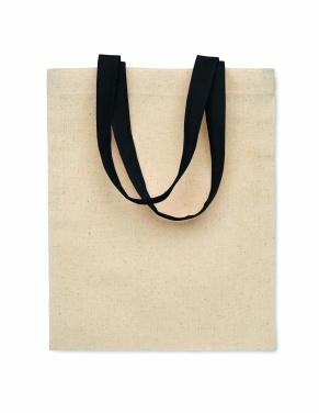 Logo trade promotional merchandise image of: Small cotton gift bag140 gr/m²