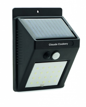 Logo trade promotional item photo of: Solar LED light motion
