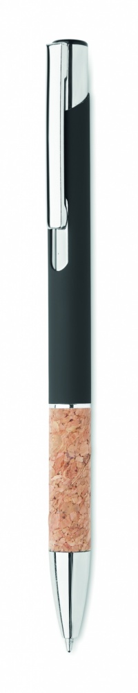 Logotrade promotional gift picture of: Ballpoint pen made of aluminum with a cork grip