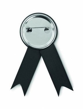 Logo trade promotional products image of: Ribbon style badge pin