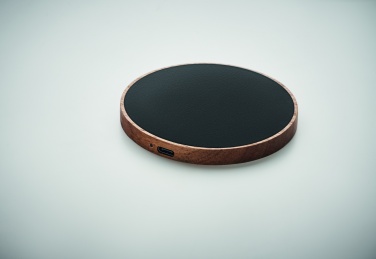 Logotrade promotional products photo of: Wireless charger in acacia 15W