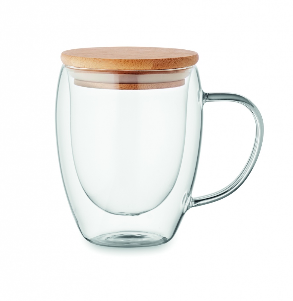 Logotrade promotional giveaway picture of: Double wall borosilicate mug