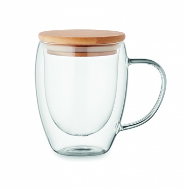 Logo trade promotional item photo of: Double wall borosilicate mug