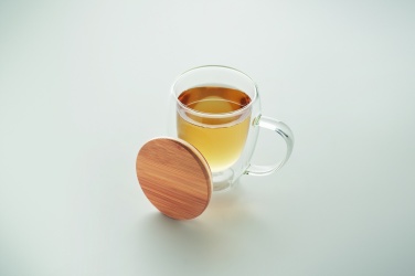 Logo trade promotional item photo of: Double wall borosilicate mug