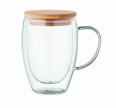 Logotrade promotional item picture of: Double wall borosilicate mug