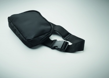 Logo trade promotional items image of: 300D RPET polyester waist bag