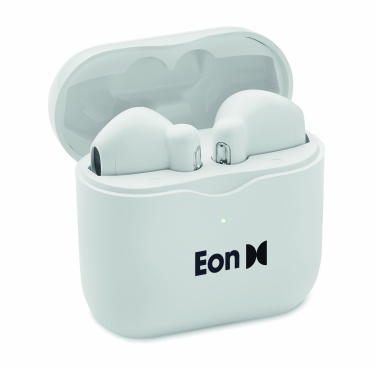 Logo trade promotional merchandise image of: TWS earbuds with charging base