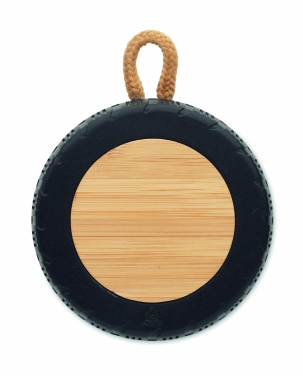 Logo trade corporate gift photo of: Wireless speaker tire shaped