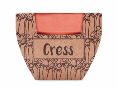 Logo trade promotional giveaways picture of: Terracotta pot cress seeds
