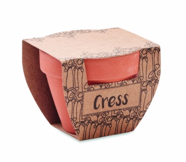 Logo trade corporate gift photo of: Terracotta pot cress seeds