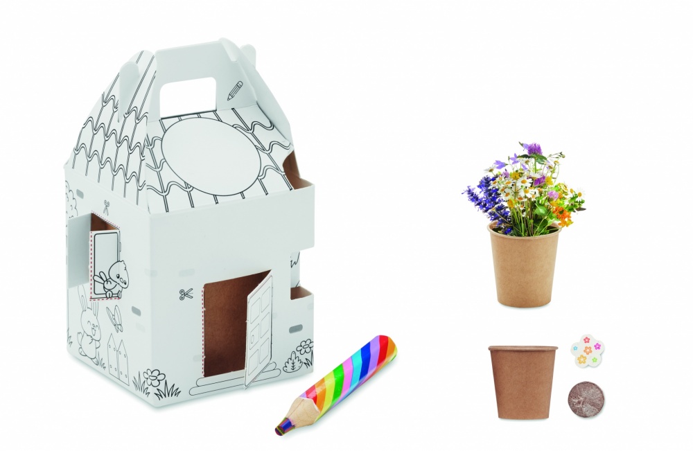 Logotrade promotional gift image of: House shaped seeds grow set