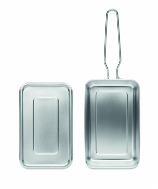 Logo trade promotional merchandise image of: Stainless steel lunch box