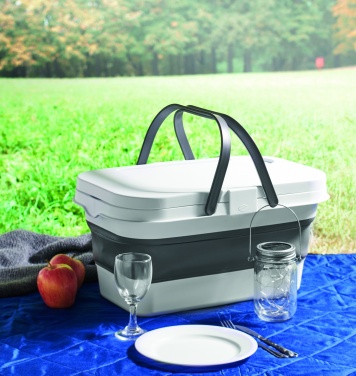 Logo trade advertising product photo of: Collapsible picnic basket