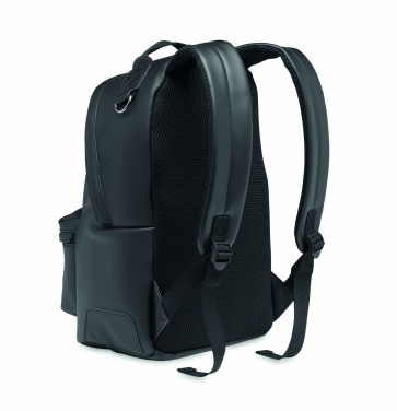 Logo trade promotional gifts image of: Laptop 15" soft PU backpack